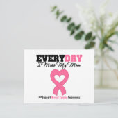 Borstkanker - Elke dag juf ik mijn moeder Briefkaart (Staand voorkant)