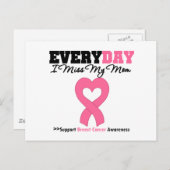 Borstkanker - Elke dag juf ik mijn moeder Briefkaart (Voorkant / Achterkant)