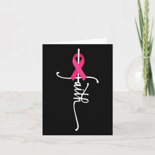 Borstkanker Faith Breast Cancer Awareness Kaart