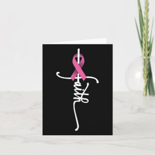 Borstkanker Faith Breast Cancer Awareness Suppor Kaart