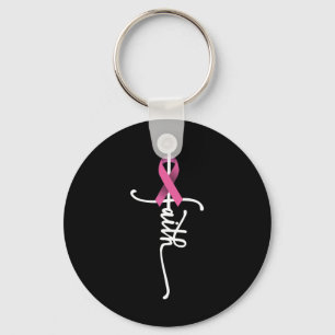Borstkanker Faith Breast Cancer Awareness Suppor Sleutelhanger