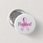 Borstkanker Fighter Button (Voorkant /achterkant)