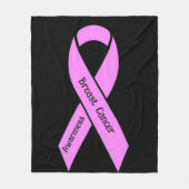 Borstkanker Fleece Deken (Voorkant)