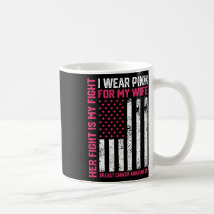 Borstkanker Haar gevecht is mijn gevecht Ik Draag Koffiemok