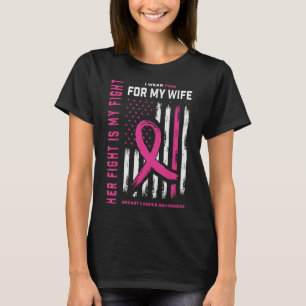 Borstkanker Haar gevecht is mijn gevecht Ik Draag T-shirt