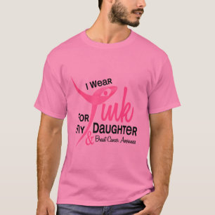 BORSTKANKER Ik Draag Roze voor mijn dochter 41 T-shirt