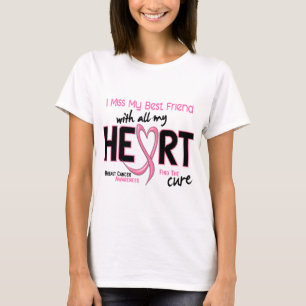 Borstkanker Ik mis mijn beste vriend T-shirt