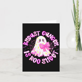 Borstkanker is Boo Sheet Halloween Borstkanker Kaart