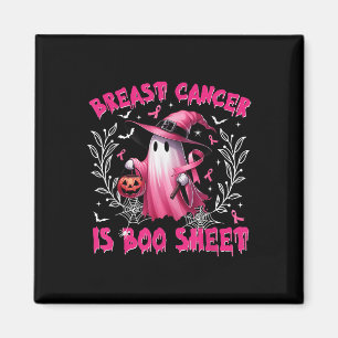 Borstkanker is Boo Sheet Halloween Breast Cancer Magneet