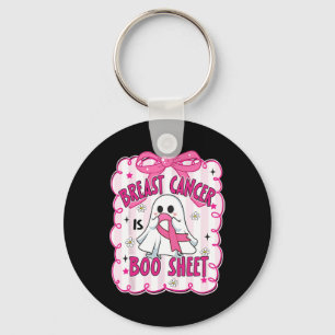 Borstkanker is Boo Sheet Halloween Breast Cancer Sleutelhanger