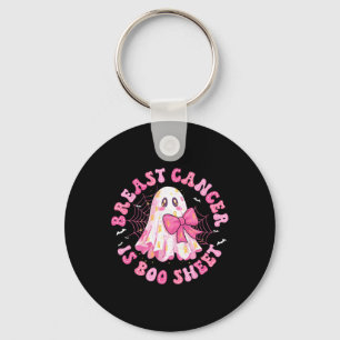 Borstkanker is Boo Sheet Halloween Breast Cancer Sleutelhanger
