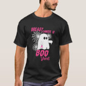 Borstkanker is Boo Sheet Halloween T-shirt (Voorkant)