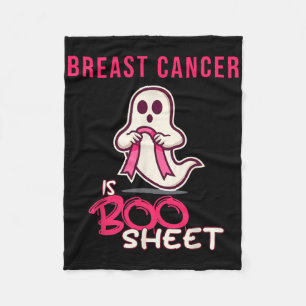Borstkanker is de Boo Sheet Awareness Month Fleece Deken