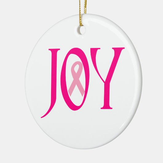 Borstkanker Joy Keramisch Ornament (Links)