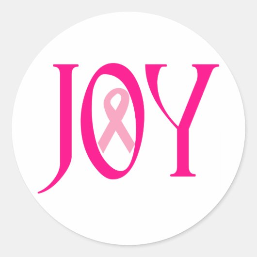 Borstkanker Joy Stickers (Voorkant)