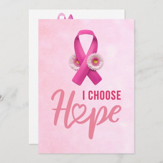 Borstkanker Kaart (Voorkant / Achterkant)