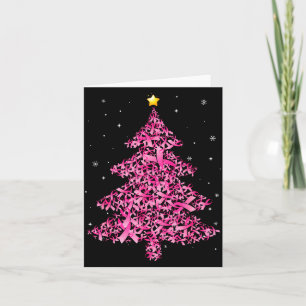 Borstkanker Kerst Santa Hoed Grafische Kunst Kaart