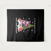 Borstkanker: kerstboom wandkleed (Voorkant (horizontaal))