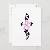 Borstkanker Kruis Briefkaart (Voorkant / Achterkant)