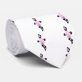 Borstkanker Kruis Stropdas (Opgerold)