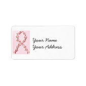 Borstkanker label (Voorkant)