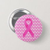 Borstkanker Maand roze lint Ronde Button 5,7 Cm (Voorkant /achterkant)