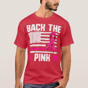 Borstkanker Mannen Vrouwen, Amerikaanse vlag achte T-shirt