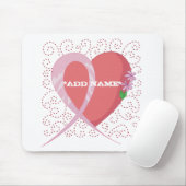 Borstkanker  Mousepad Muismat (Met muis)