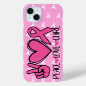 BORSTKANKER ONDERSTEUNING & BEWUSTWORDING Case-Mate iPhone CASE (Achterkant)