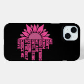 BORSTKANKER ONDERSTEUNING & BEWUSTWORDING Case-Mate iPhone CASE (Achterkant (horizontaal))
