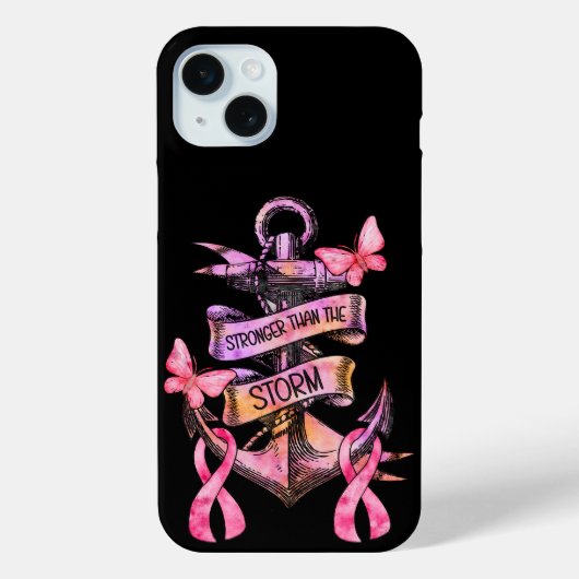 BORSTKANKER ONDERSTEUNING & BEWUSTWORDING Case-Mate iPhone CASE (Achterkant)