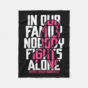 Borstkanker Ondersteuning Pink Breast Cancer Aware Fleece Deken