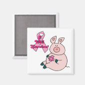 borstkanker overleeft het varken magneet (Voorkant / Achterkant)