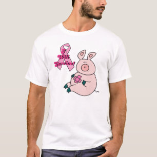 borstkanker overleeft het varken t-shirt