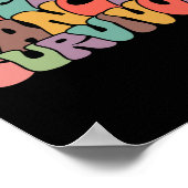 Borstkanker Overlevende Bewustzijn Krijger Onderst Poster (Hoek)