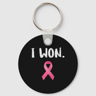 Borstkanker Overlevende Ik won Pink Ribbon Awarene Sleutelhanger