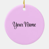 Borstkanker Overlevende Ornament 5 jaar (Achterkant)