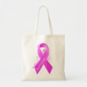 Borstkanker Overlevende Vintage Tote Bag