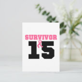 Borstkanker Overleving 15 jaar Briefkaart (Staand voorkant)