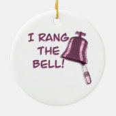 Borstkanker Overleving Keramisch Ornament (Achterkant)