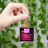 Borstkanker Overleving Sleutelhanger (Hand)