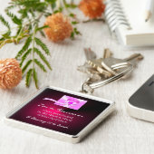 Borstkanker Overleving Sleutelhanger (Zijkant)