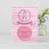 Borstkanker Overlevingsfeest Kaart (Staand voorkant)