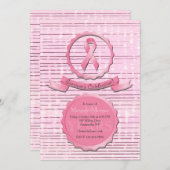 Borstkanker Overlevingsfeest Kaart (Voorkant / Achterkant)