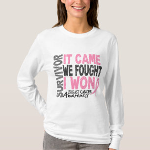 Borstkanker Overlevingskans die we vonden dat ik w T-shirt