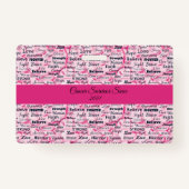 Borstkanker Overlevingsvoorlichting Badge (Voorkant)