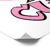 Borstkanker Pakketten voor de Cure Dog Poster (Hoek)