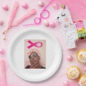Borstkanker Papieren Bordje (Feest)