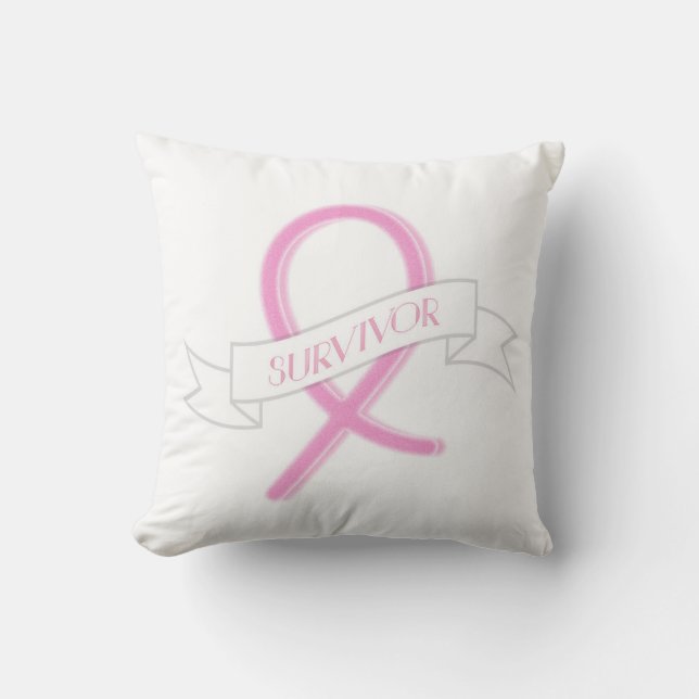 Borstkanker Pillow Mastectomy Pillow Awareness Kussen (Voorkant)