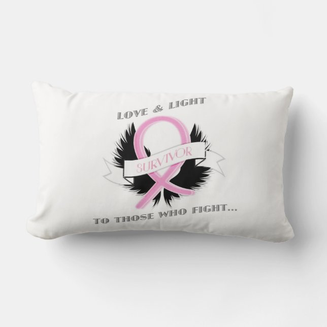 Borstkanker Pillow Mastectomy Pillow Awareness Kussen (Voorkant)